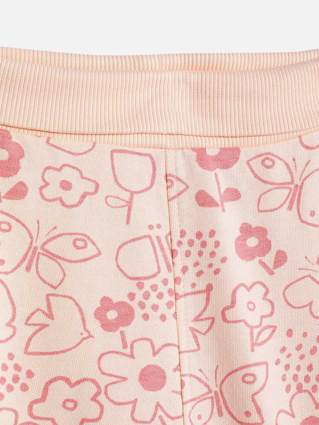 Mothercare Girls Folded Waistband Joggers - Pack of 2 - Rust