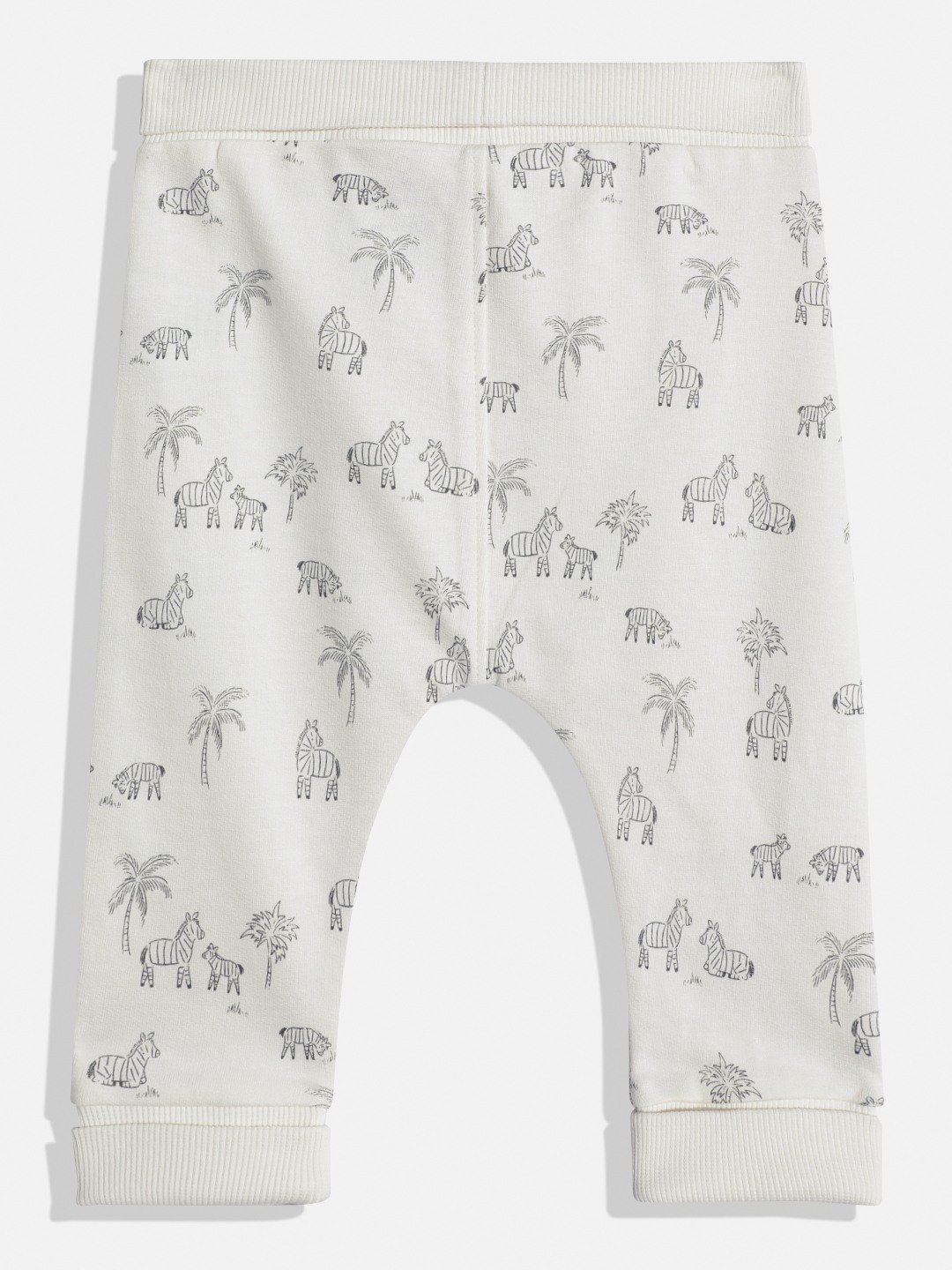 Mothercare Unisex Folded Waistband Joggers - Pack of 2 - Grey