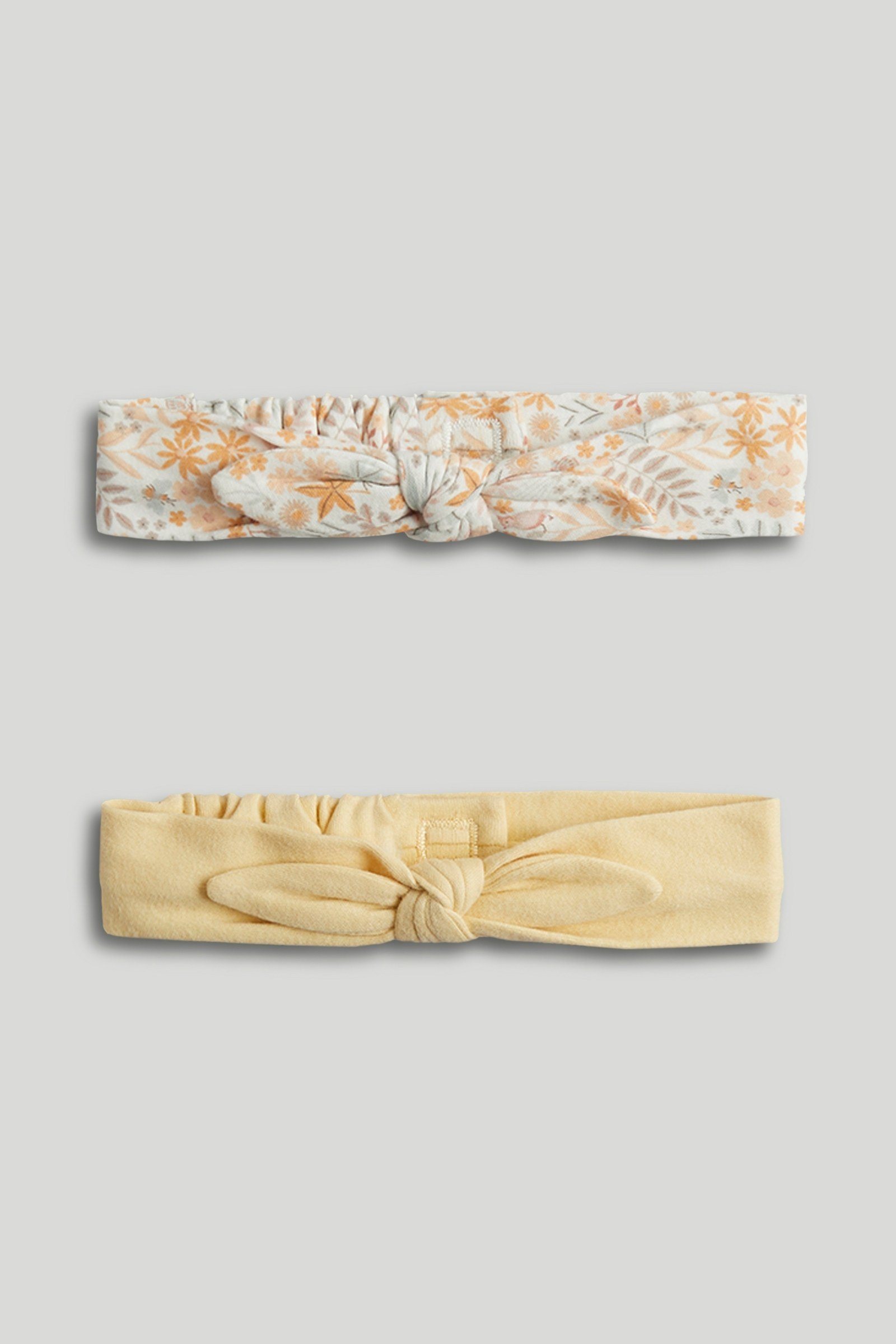 Mothercare Girls Classic Wild Daisy Printed Headbands - Pack of 2 - Multi
