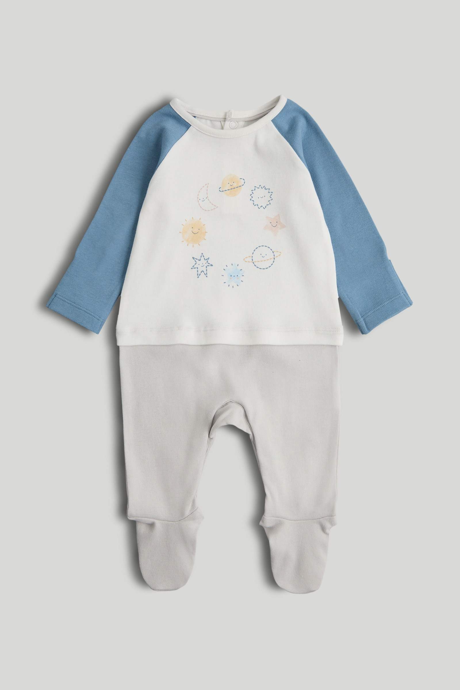 Mothercare Boys Playful Planets Full Sleeve All-in-One - Multi