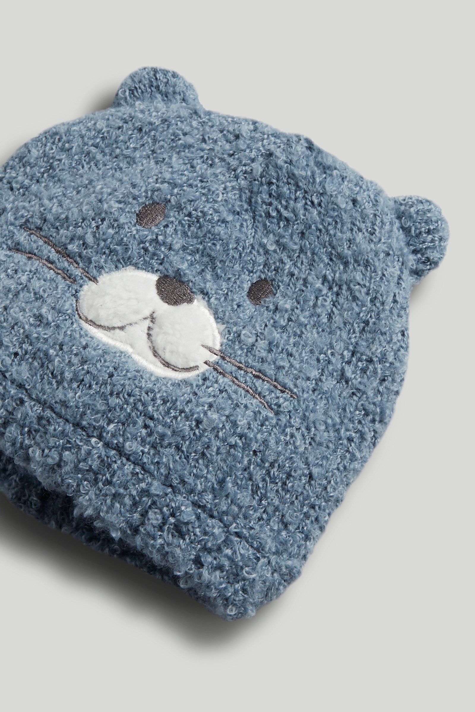 Mothercare Boys Beanie Hat - Grey