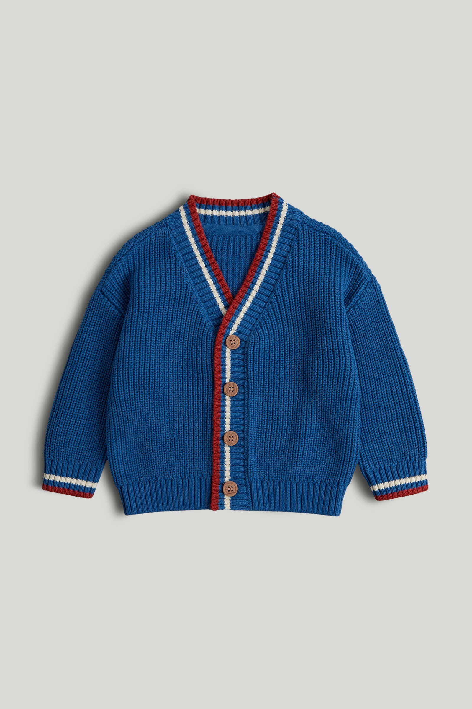 Mothercare Boys In The Home Full Sleeve Cardigan - Blue