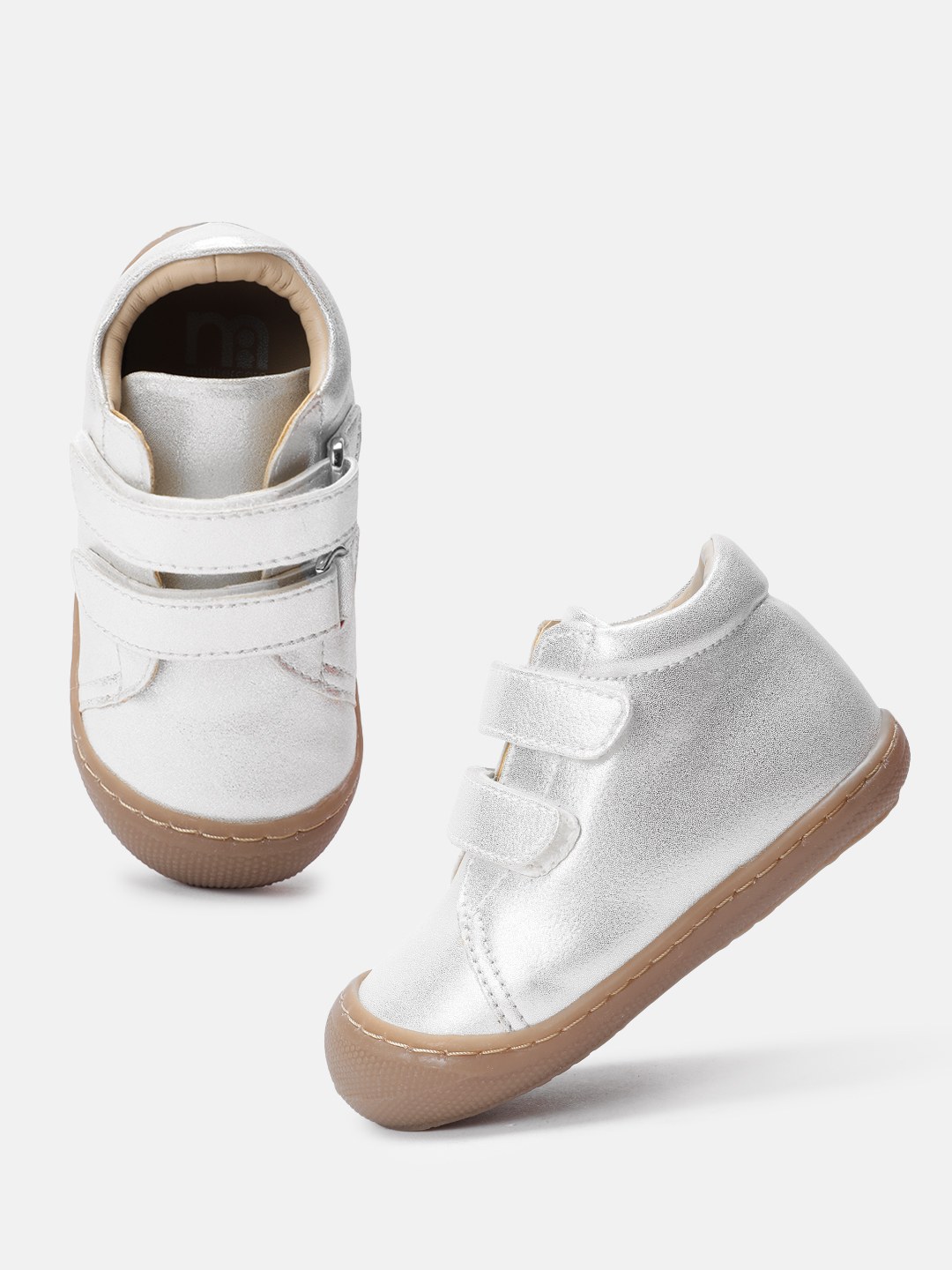 Girls Glittery First Walkers - White