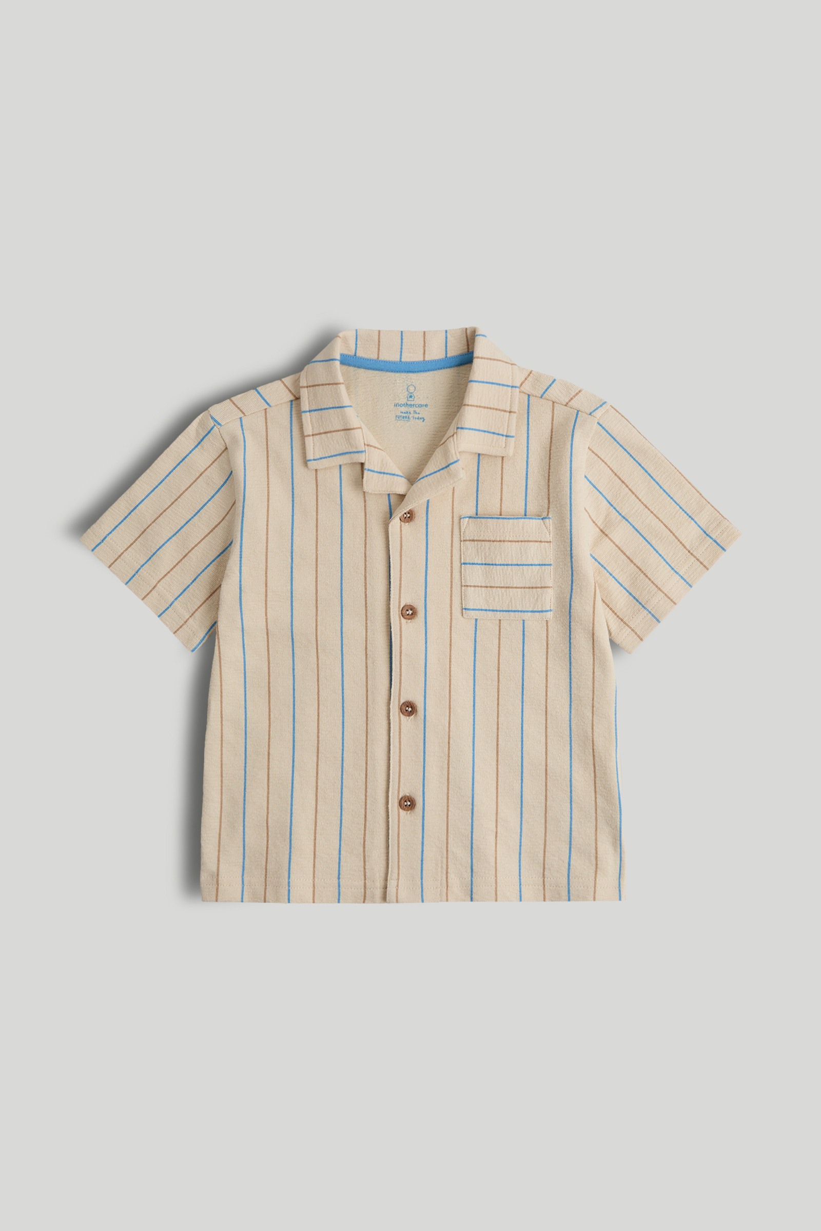 Mothercare Mini Boys Printed Short Sleeves Shirt - Multi