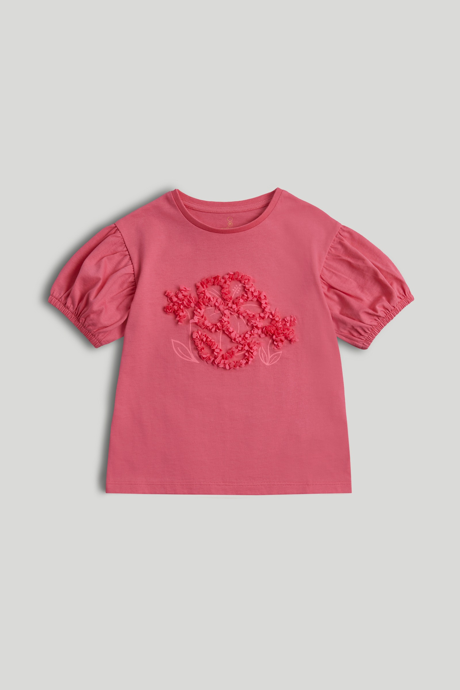 Mothercare Mini Girls Island Charm Short Sleeve T-shirt - Pink