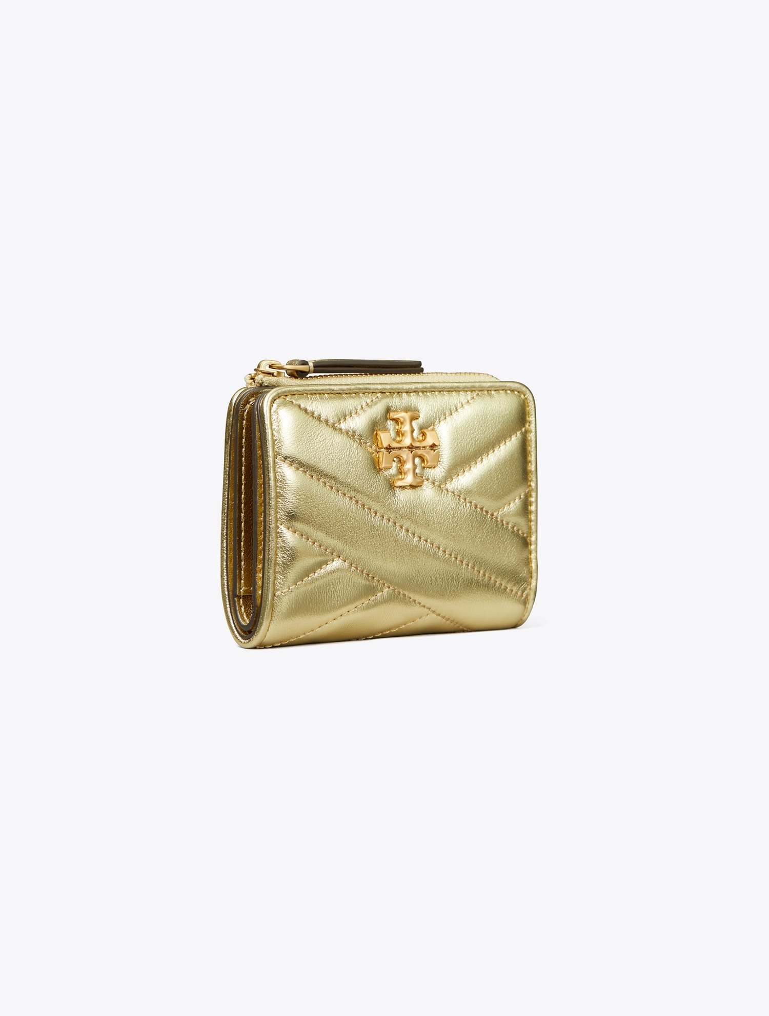 KIRA CHEVRON METALLIC BI-FOLD
