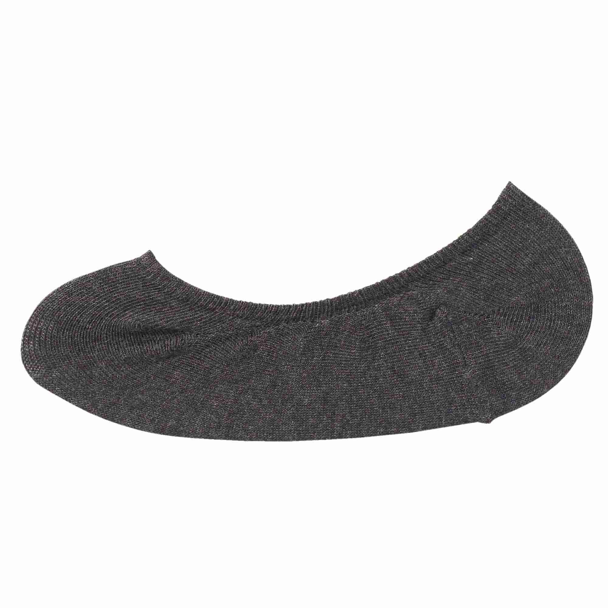 Non-Slip Cotton Blend No-show socks (Wide-Toe)