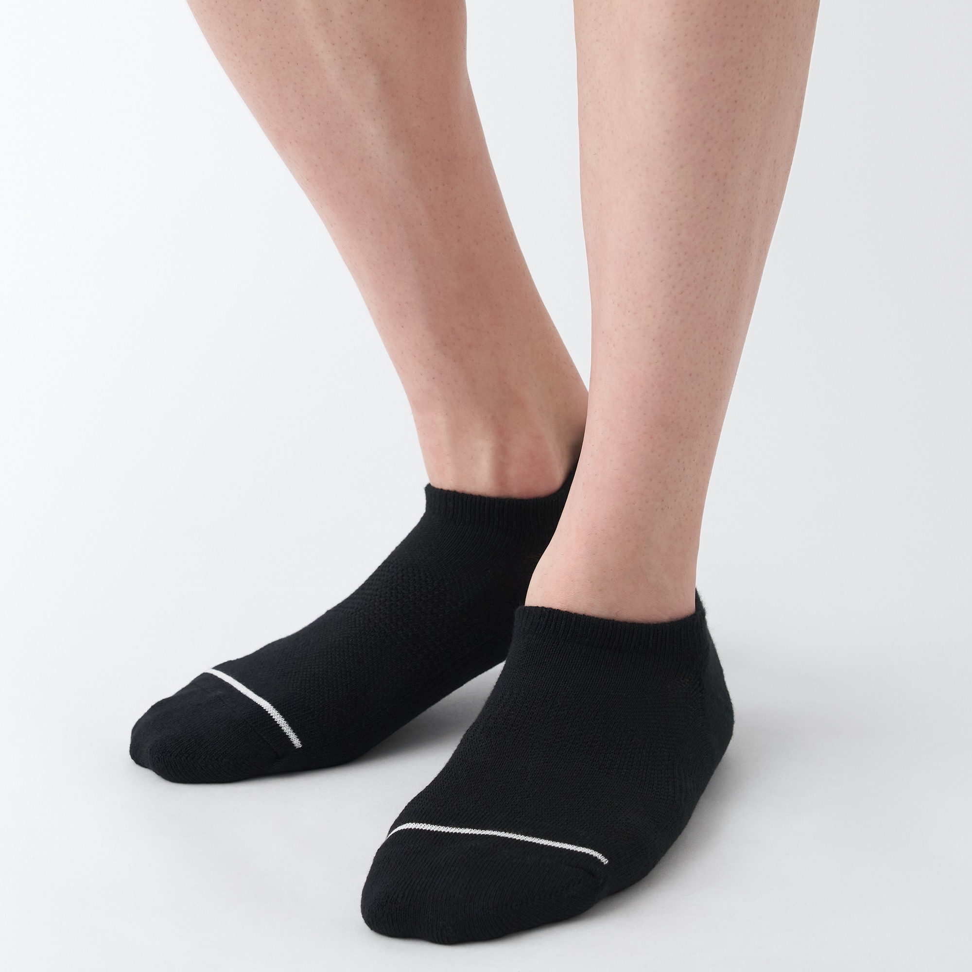 Right Angle Pile sneaker socks(Plain)