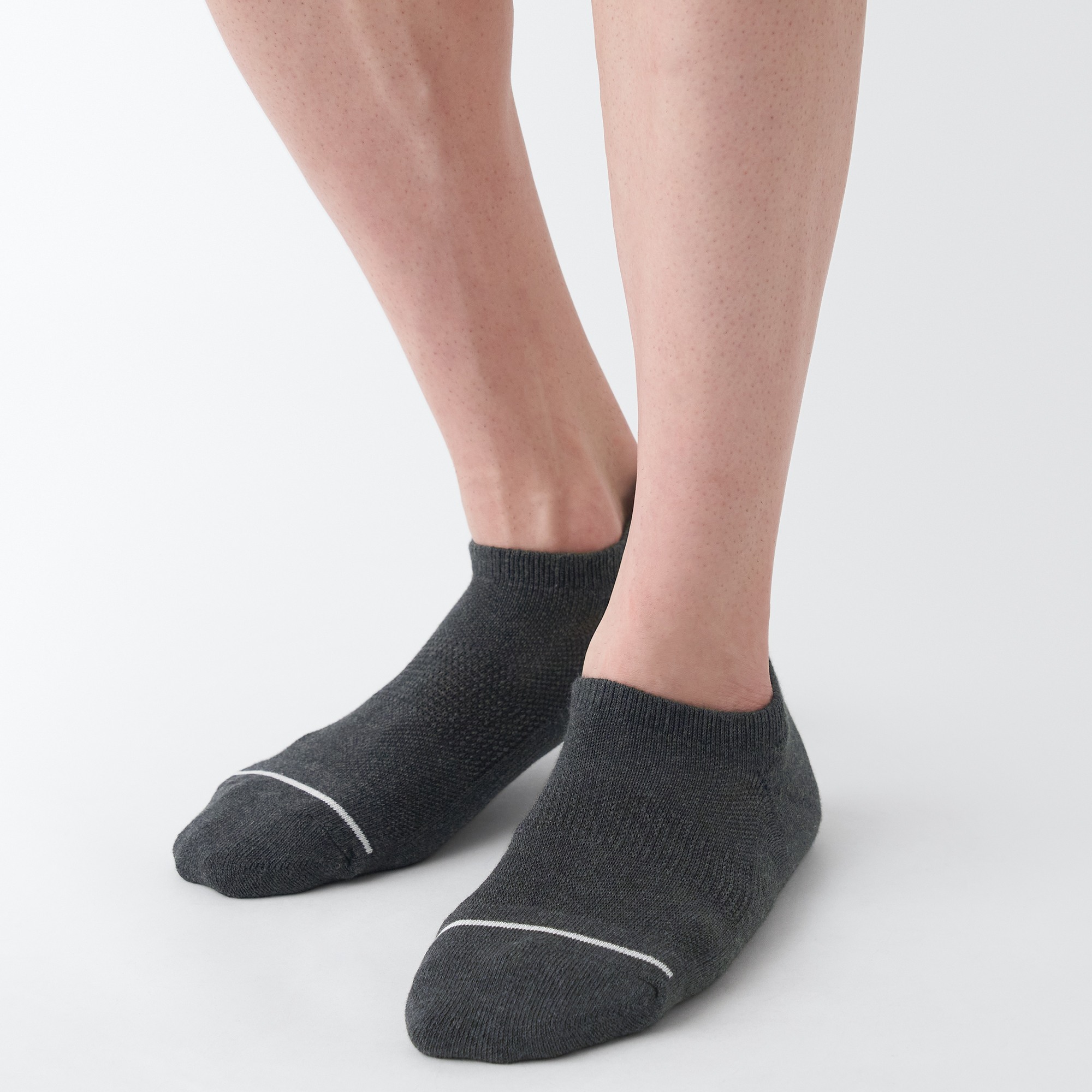 MUJI | Right Angle Pile sneaker socks(Plain)