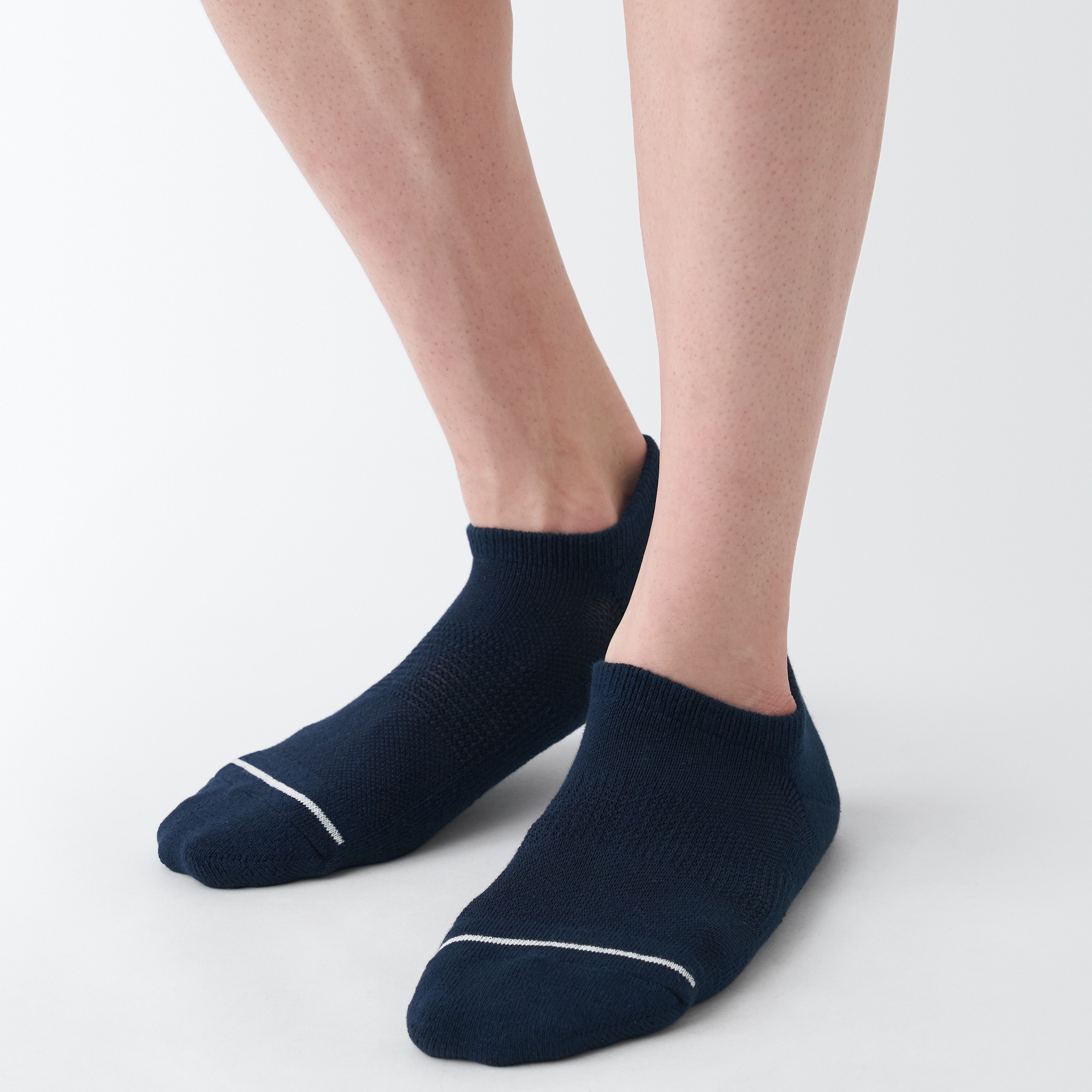 Right Angle Pile sneaker socks(Plain)