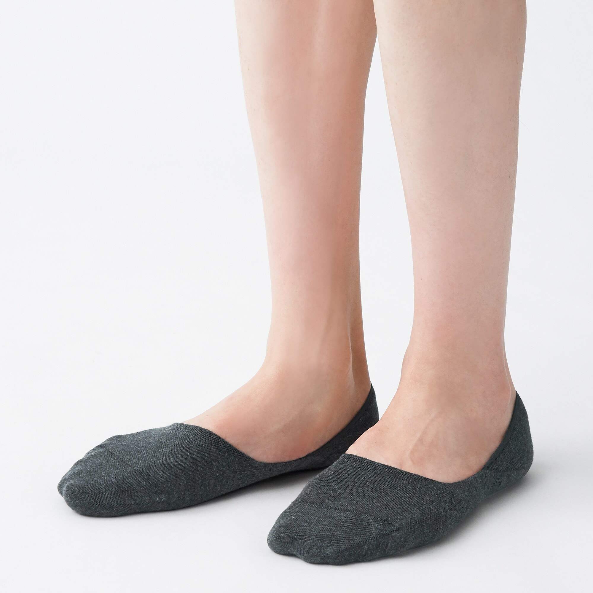 Thin No-show socks with Heel Grip