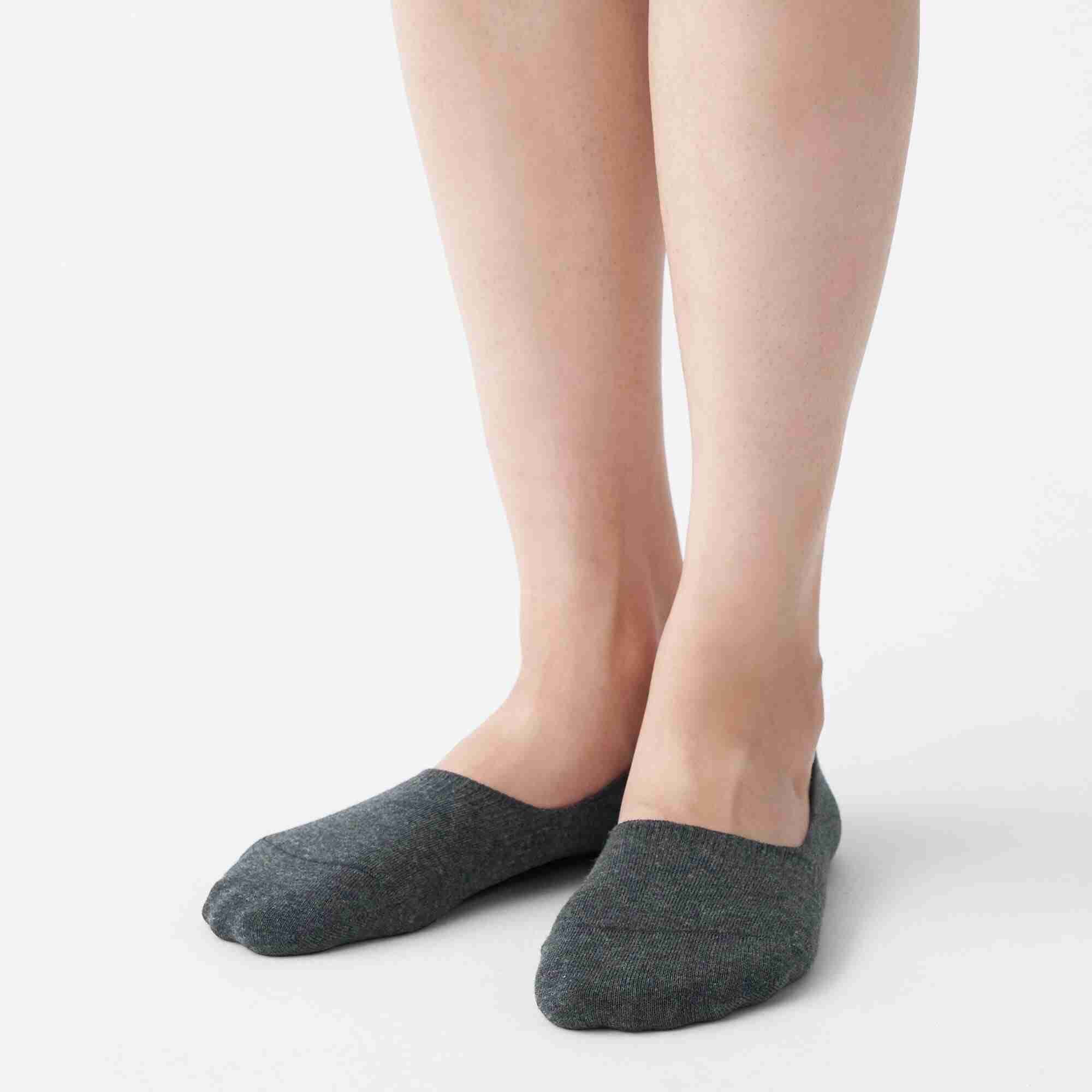 Thin No-show socks with Heel Grip