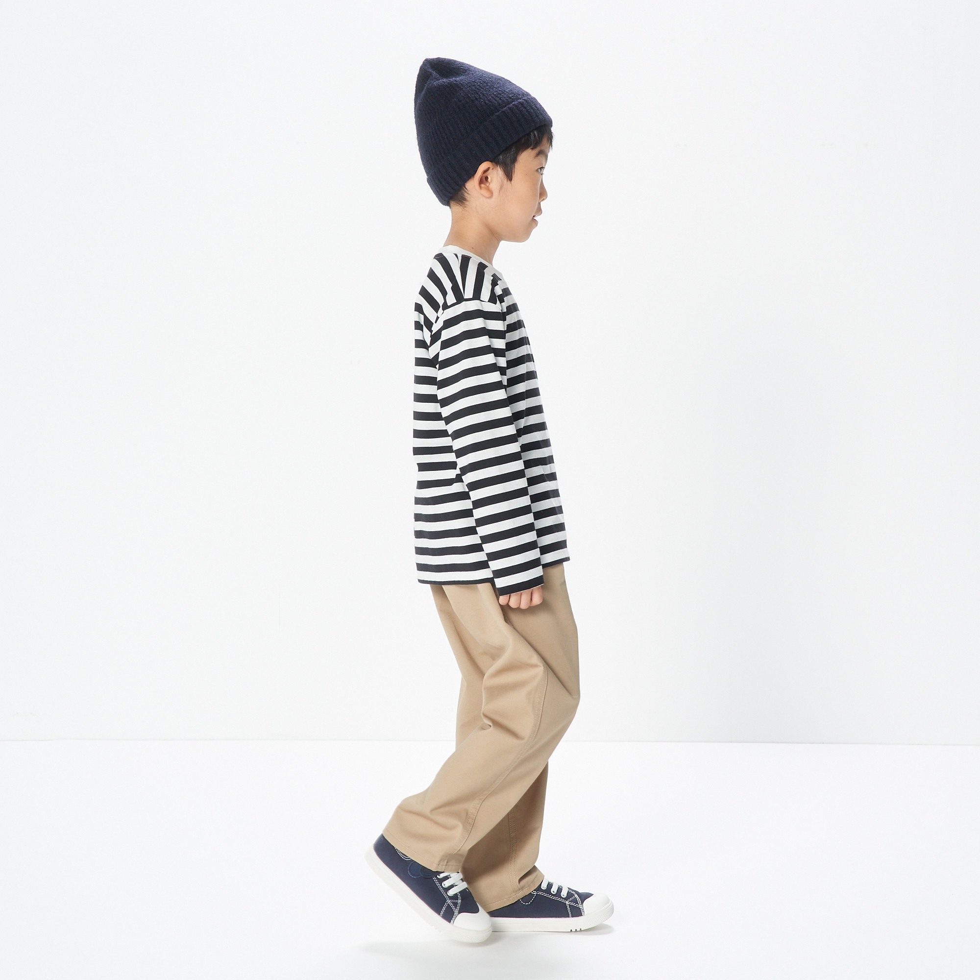 Crew neck Long Sleeve T-shirt (Kids)