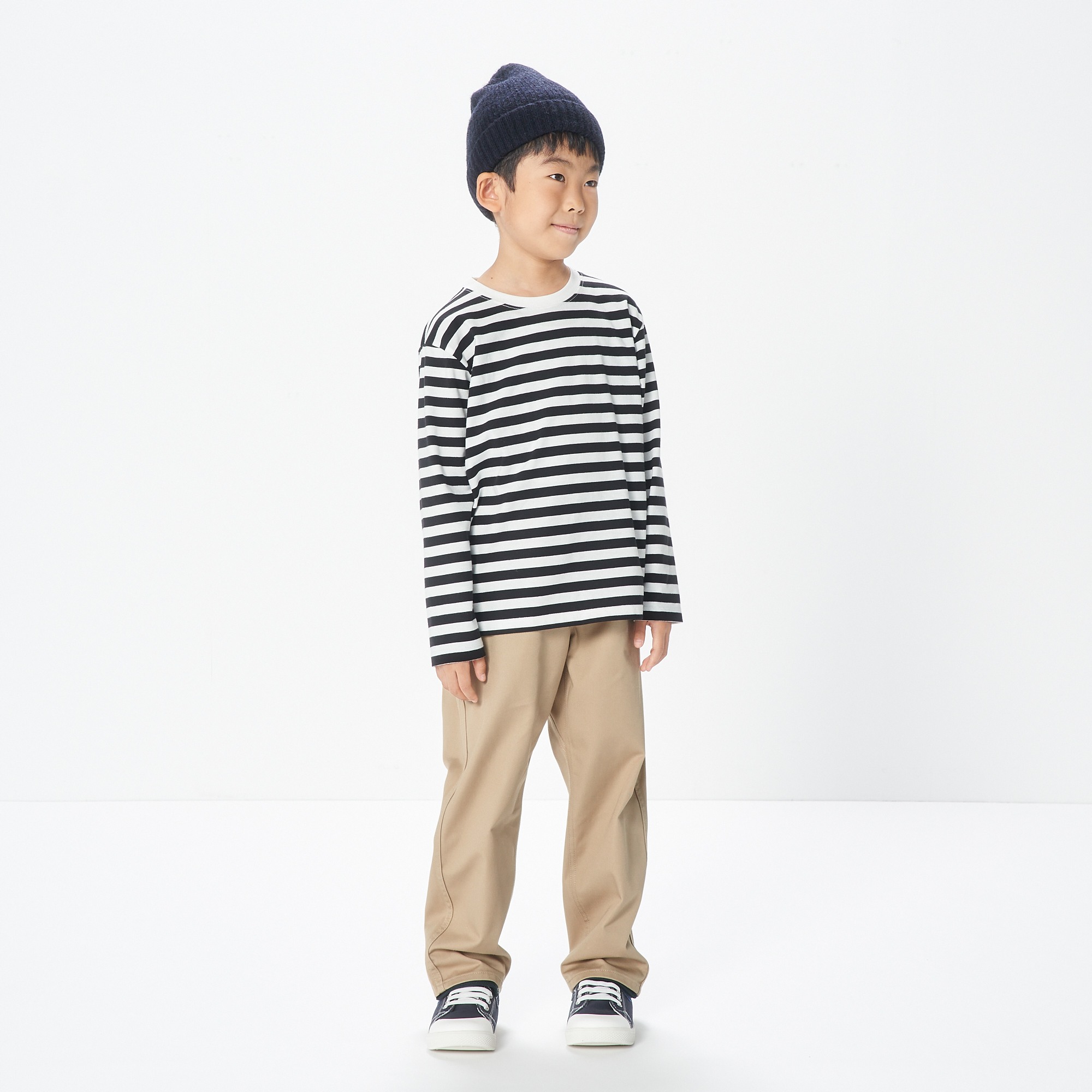 Crew neck Long Sleeve T-shirt (Kids)