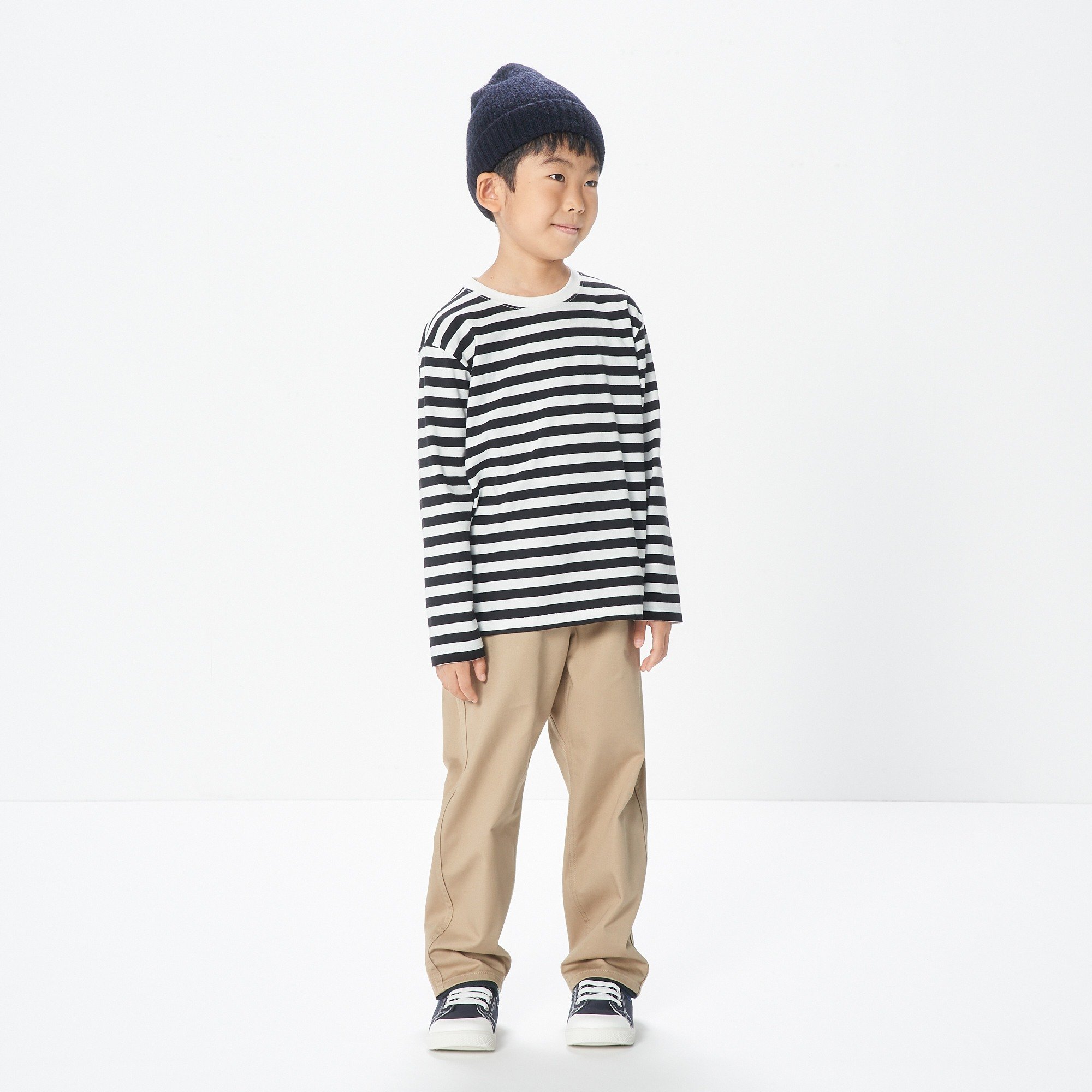 Crew neck Long Sleeve T-shirt (Kids)