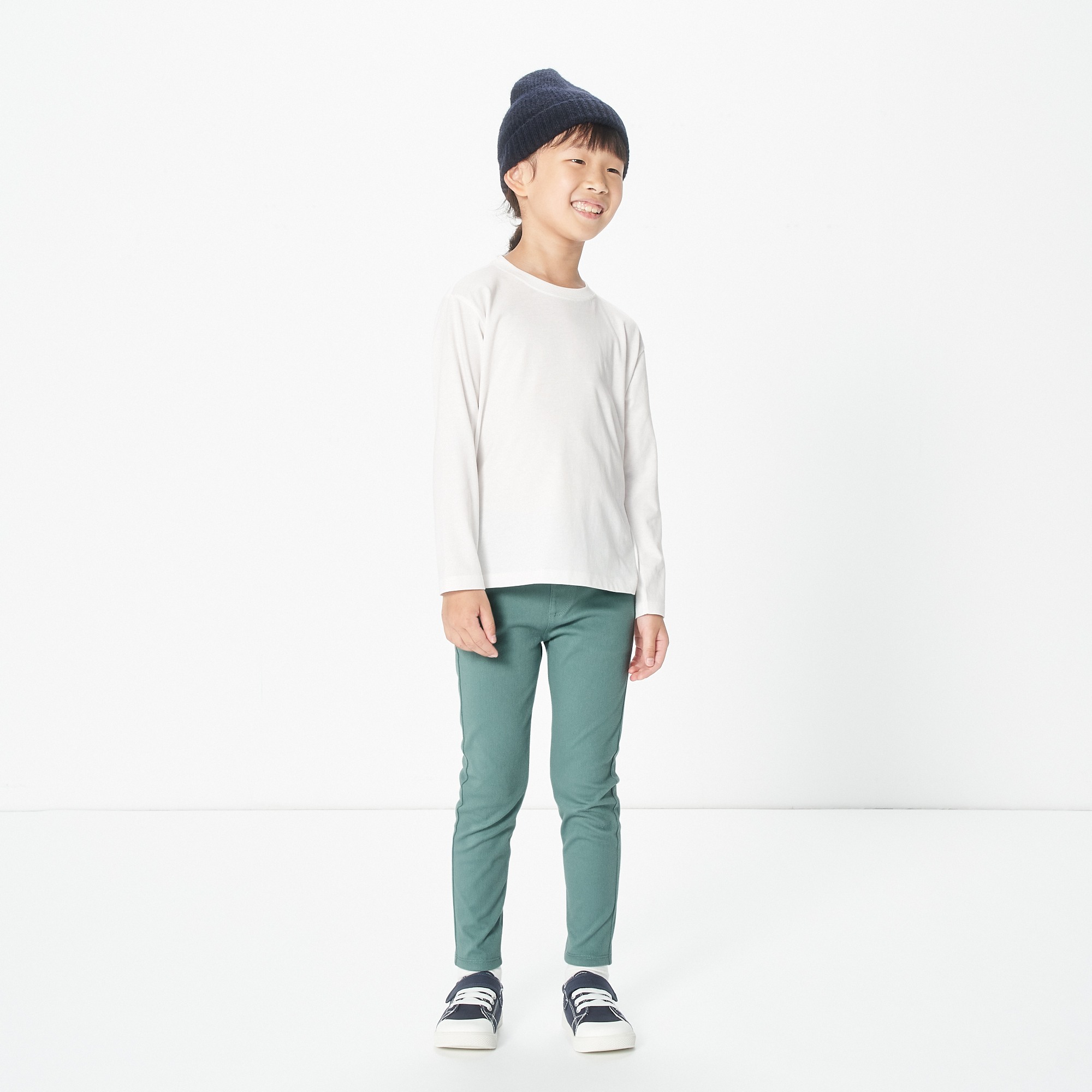 Crew neck Long Sleeve T-shirt (Kids)