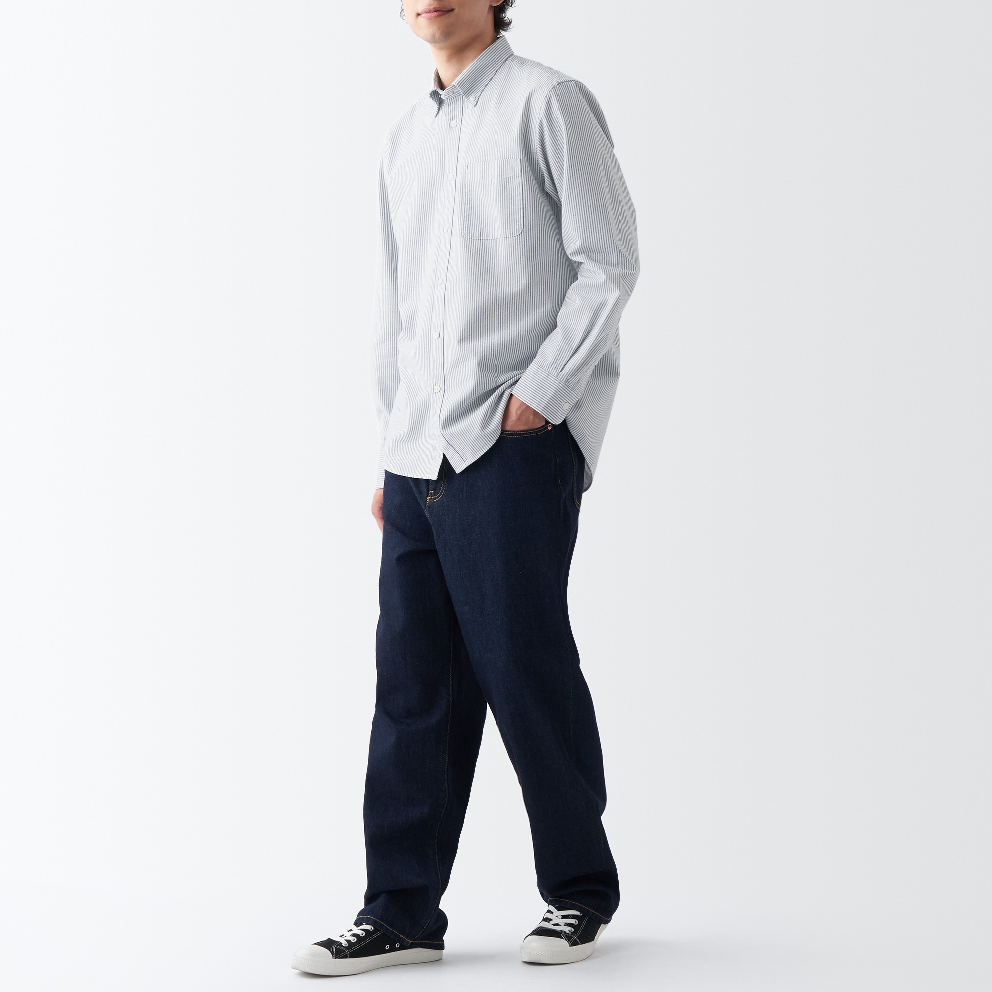 Washed Oxford Button Down Shirt