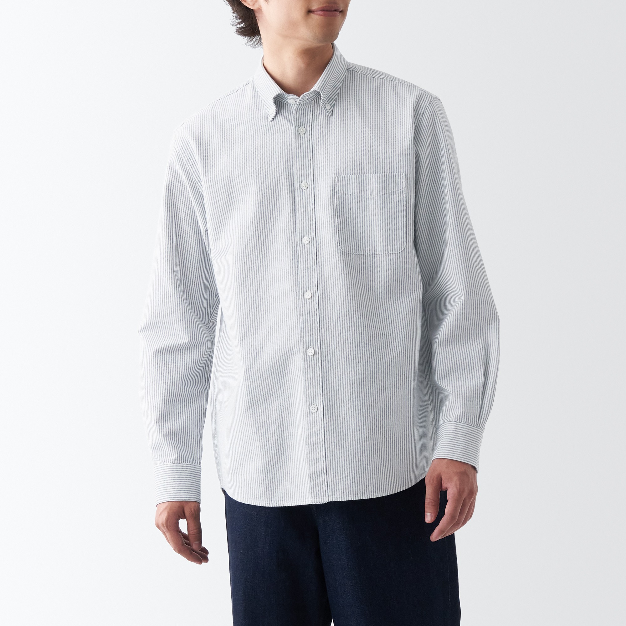Washed Oxford Button Down Shirt