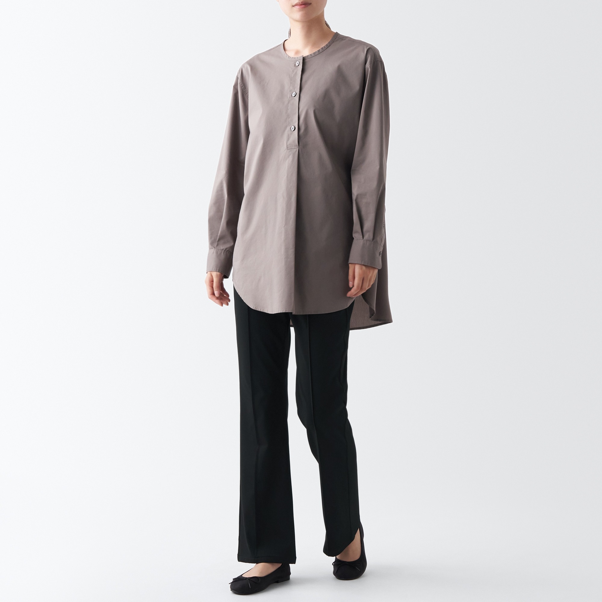 Stretch pin tuck flare Leggings Pants