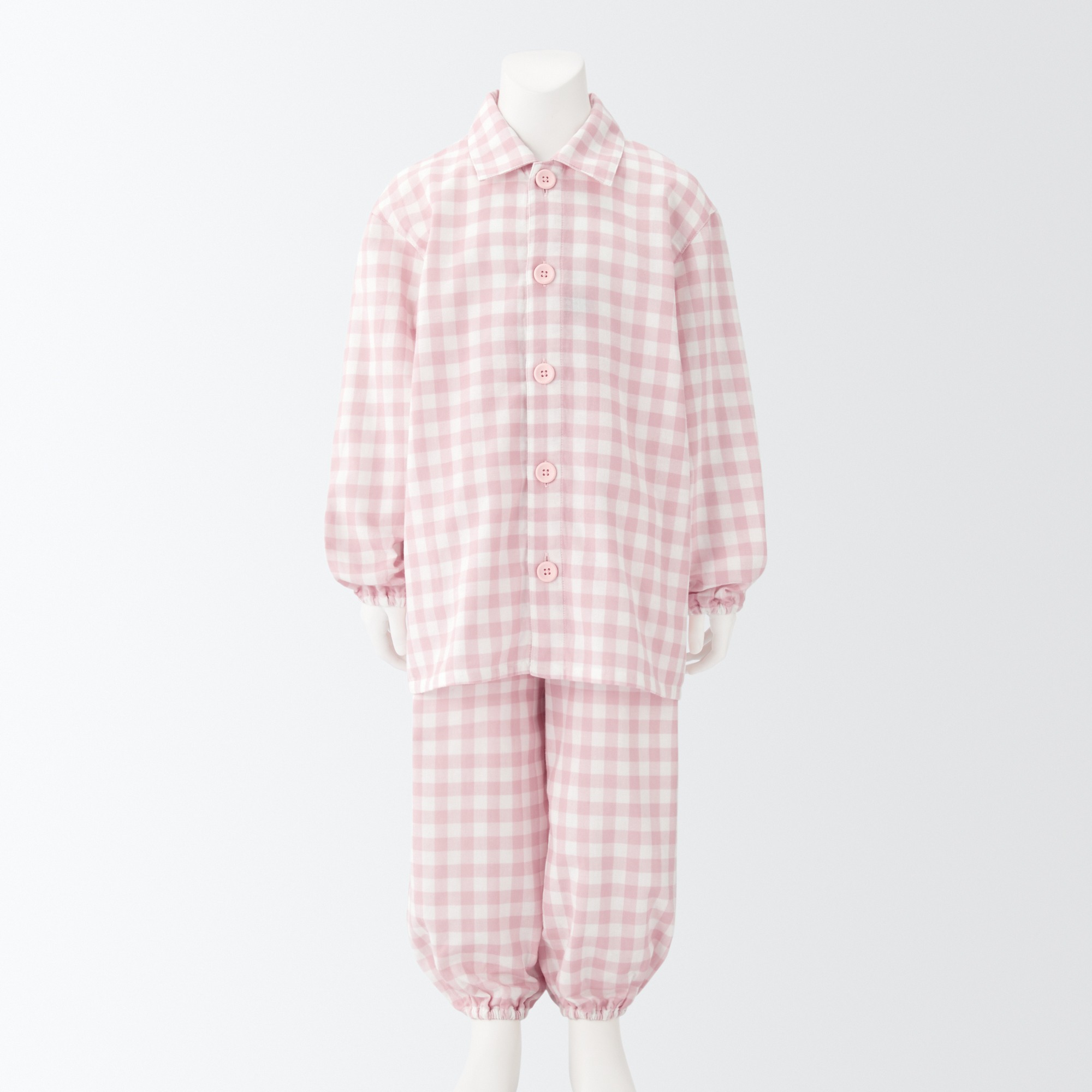 MUJI | SIDE SEAMLESS DOUBLE GAUZE PAJAMAS (KIDS)