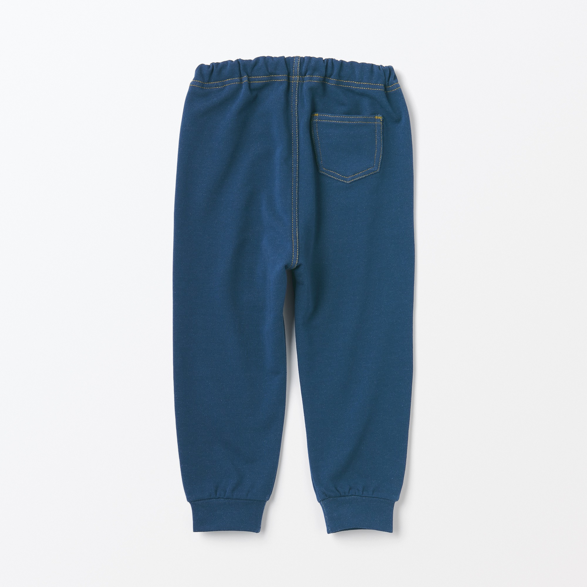 MUJI | High waisted denim like jogger pants(Baby)