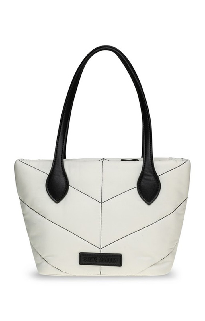 Bwork-N White Handbags