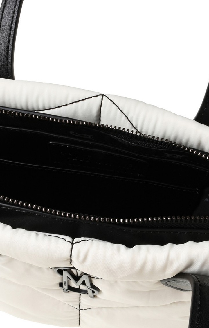Bwork-N White Handbags