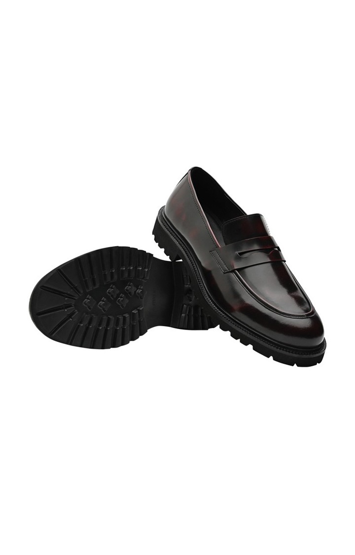 Rhodes-2 Burgundy Tie-Ups & Dress Loafers