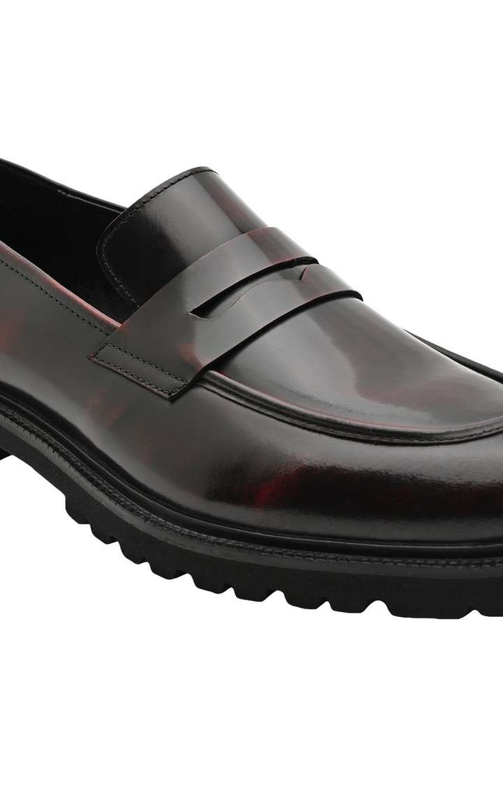 Rhodes-2 Burgundy Tie-Ups & Dress Loafers