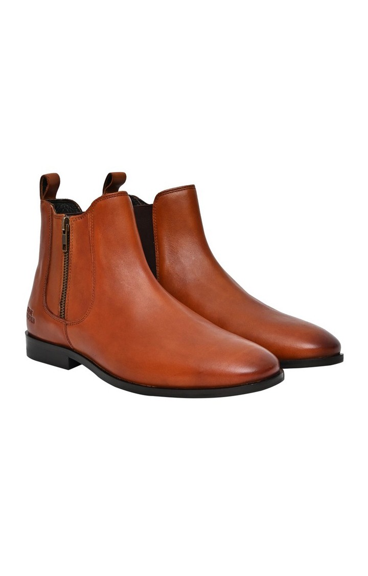 Matrix Tan Boots