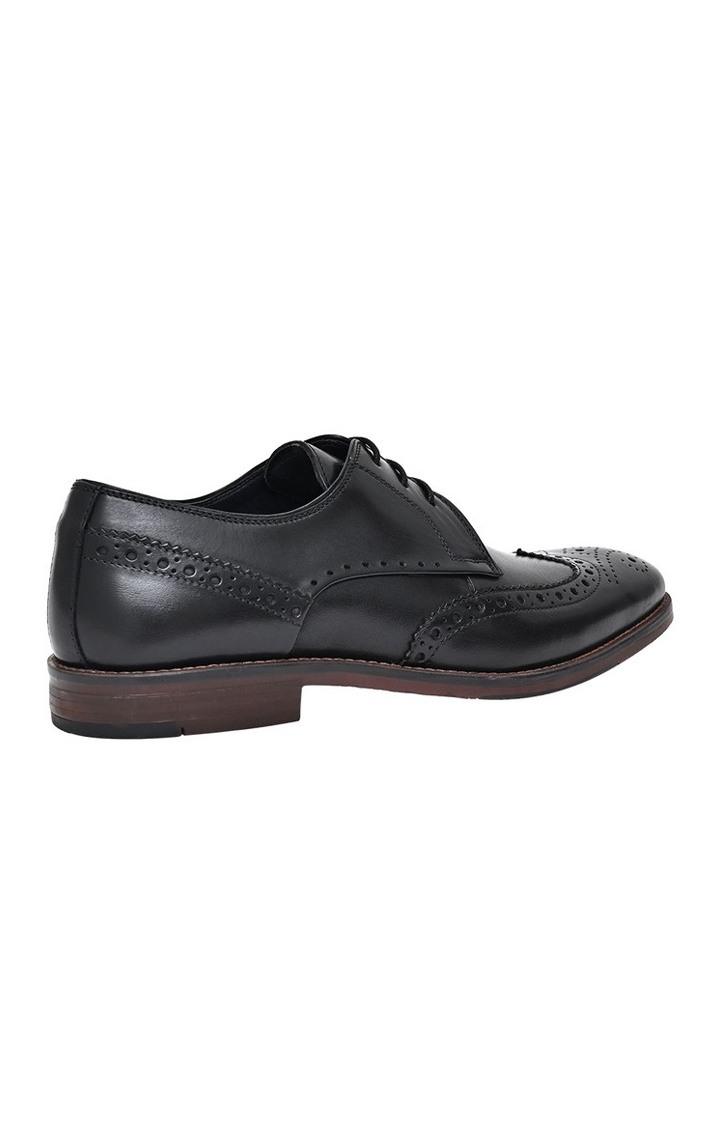 Emmanuel Black Tie-Ups & Dress Loafers