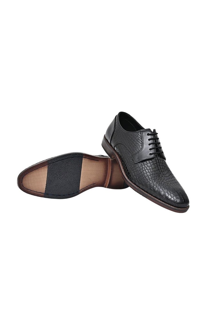 Henkel Black Tie-Ups & Dress Loafers