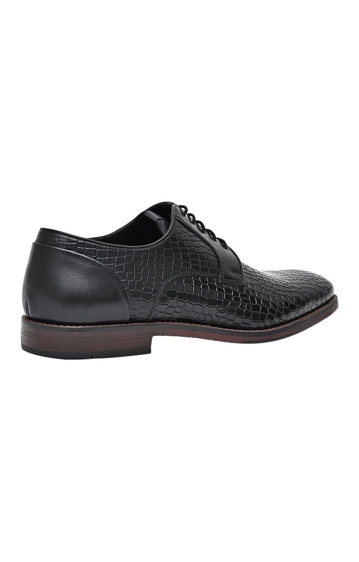 Henkel Black Tie-Ups & Dress Loafers