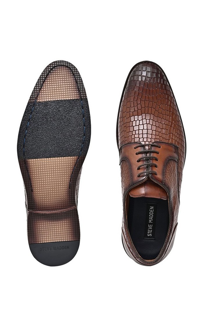 Henkel Brown Tie-Ups & Dress Loafers