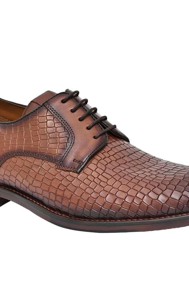 Henkel Brown Tie-Ups & Dress Loafers