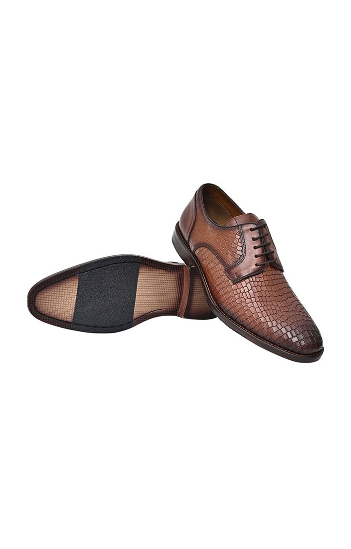 Henkel Brown Tie-Ups & Dress Loafers