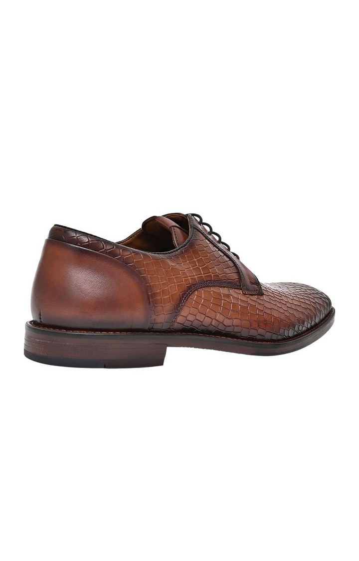 Henkel Brown Tie-Ups & Dress Loafers