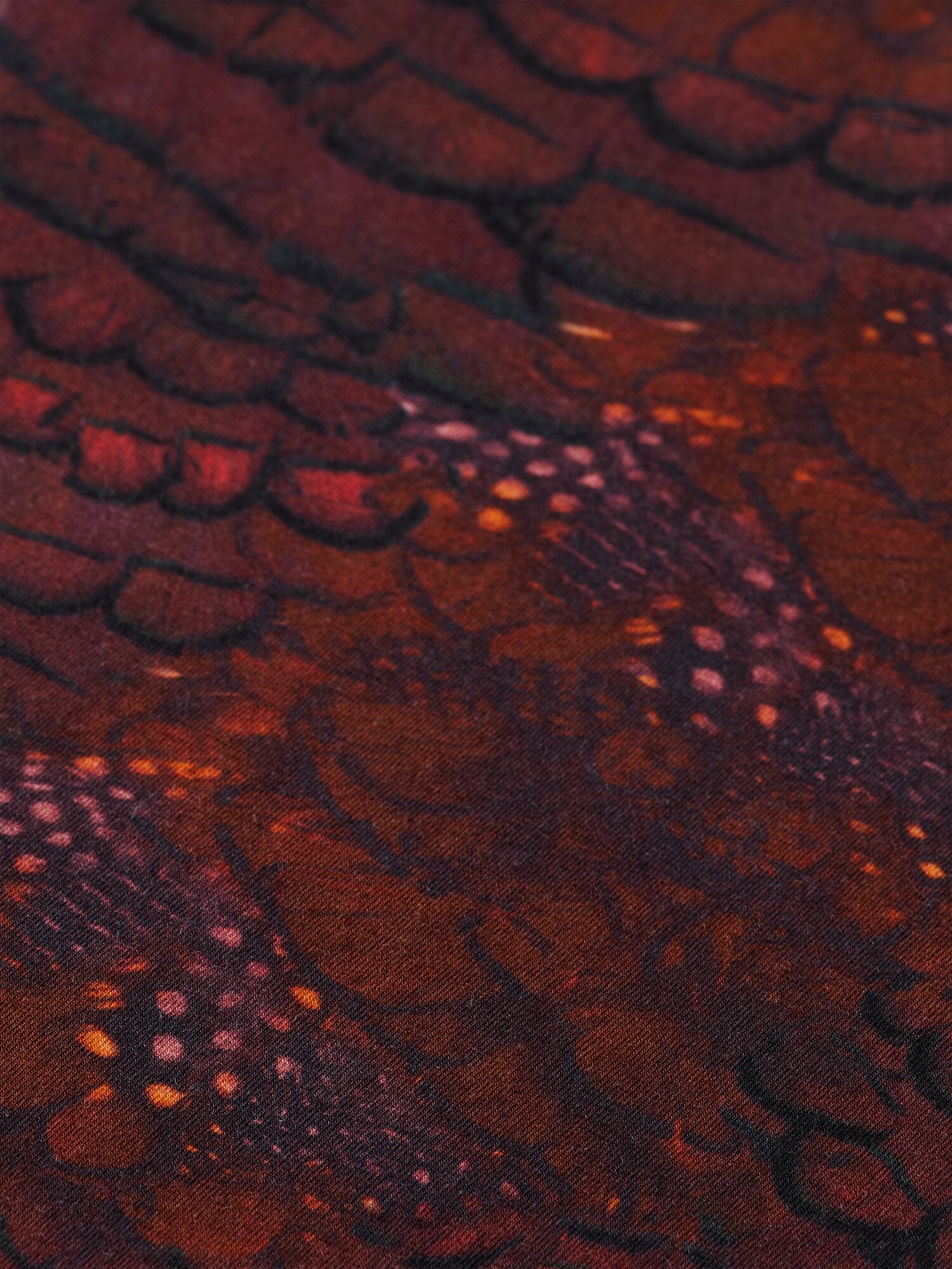 Scotch & Soda All over printed mockneck long sleeved shirt
