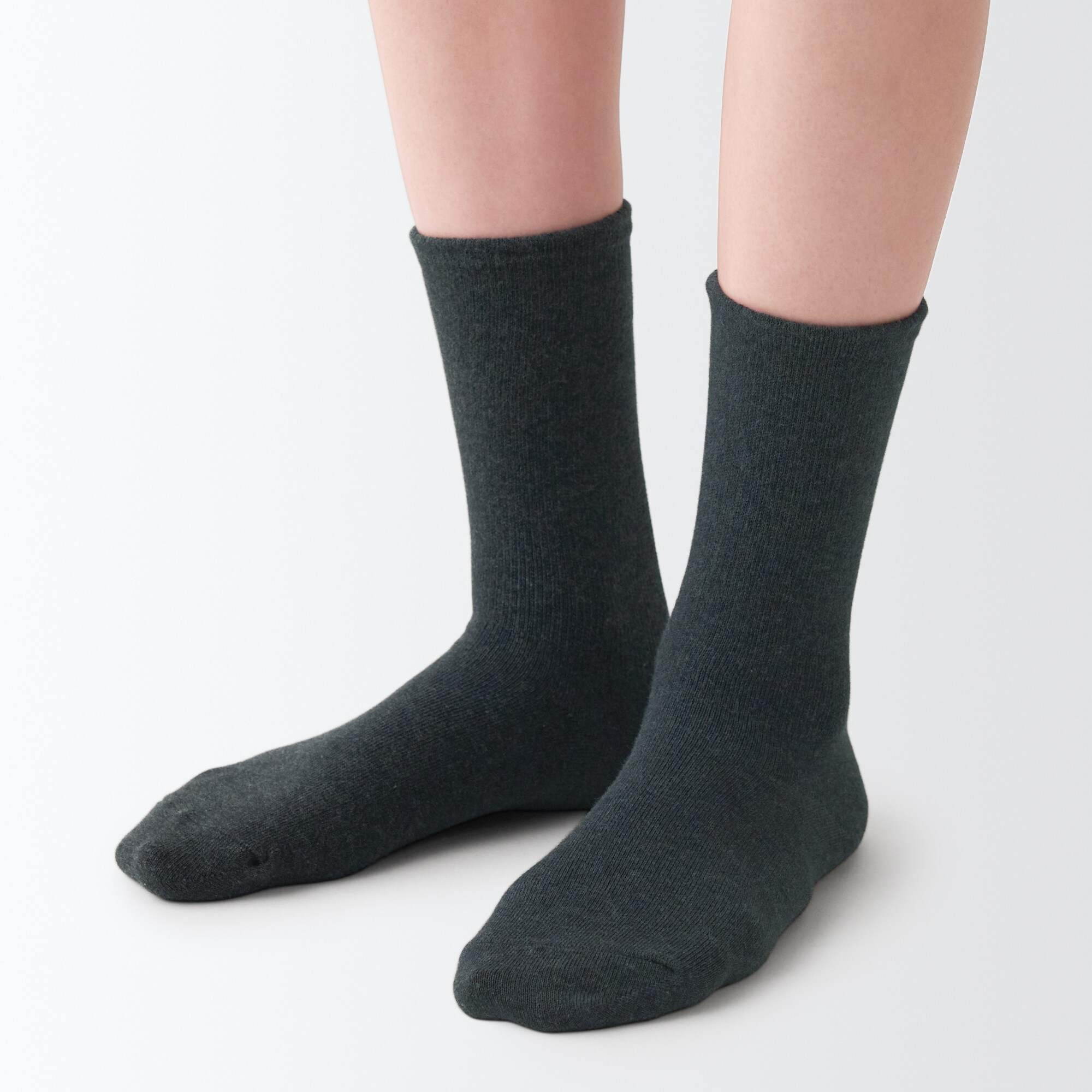 MUJI | Right Angle Soft strech top Running along ankle Socks
