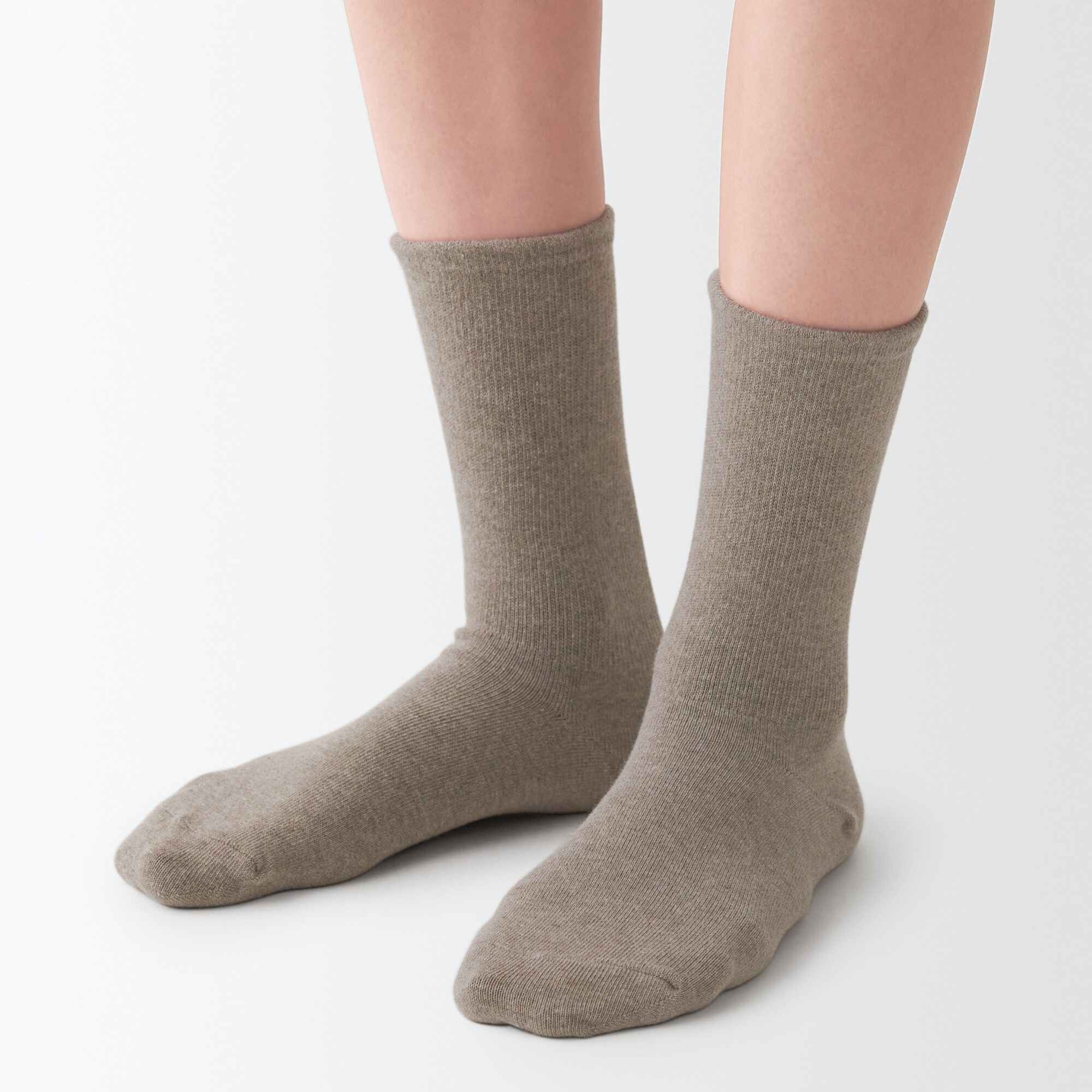 MUJI | Right Angle Soft strech top Running along ankle Socks