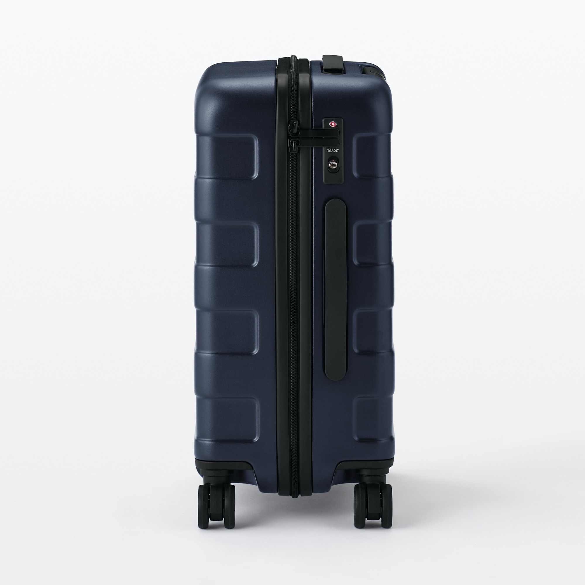 Free adjustable handle Hard carry-on suitcase (36L) Navy