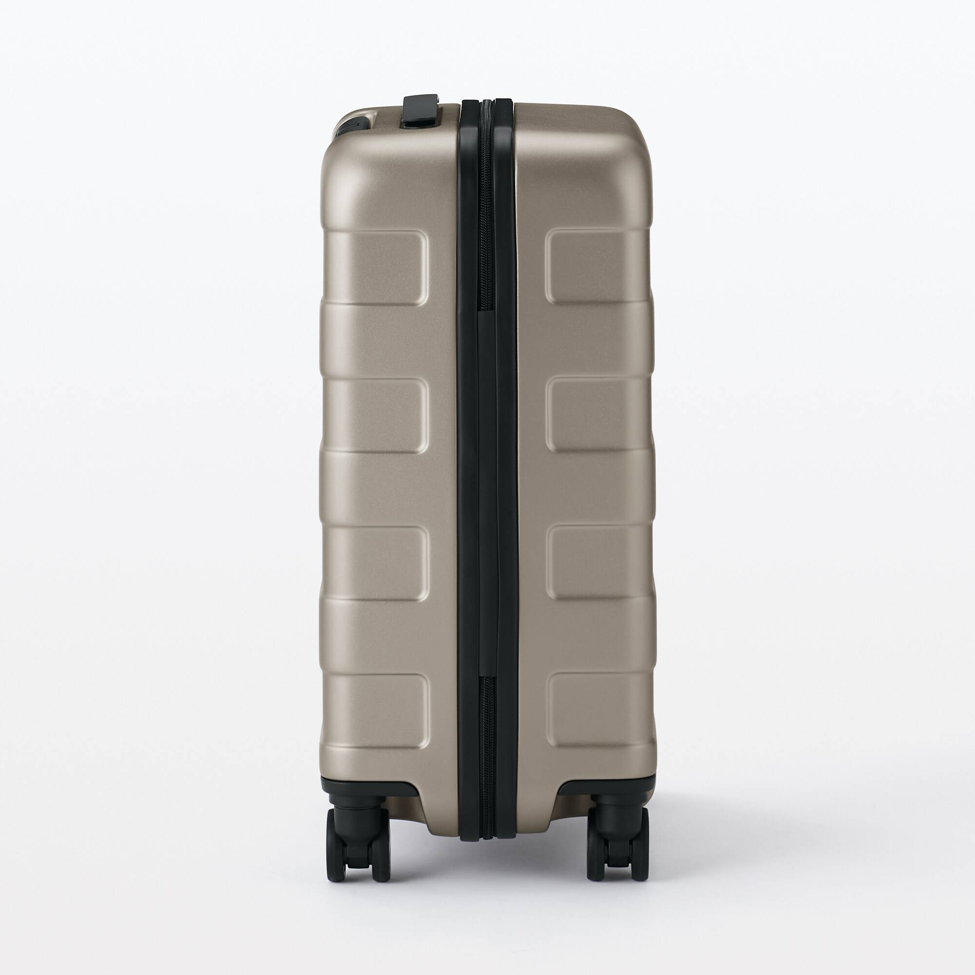 Free adjustable handle Hard carry-on suitcase (36L) Beige