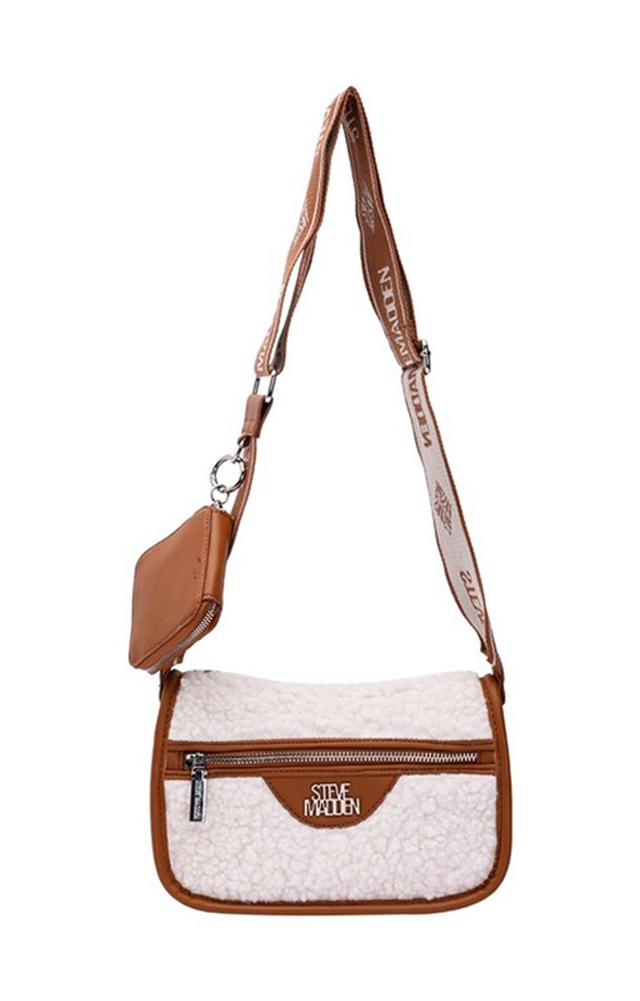 Bnellie Sherpa Cream Handbags