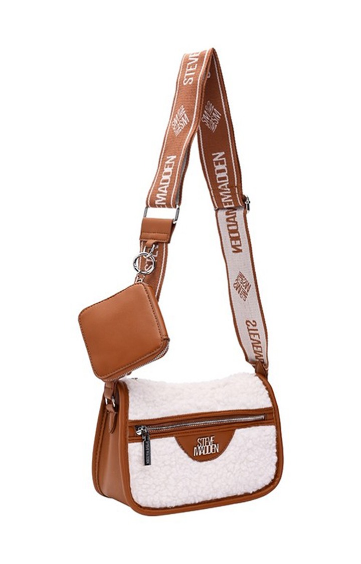 Bnellie Sherpa Cream Handbags