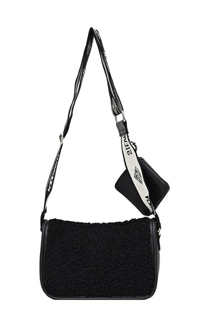 Bnellie Sherpa Black Handbags