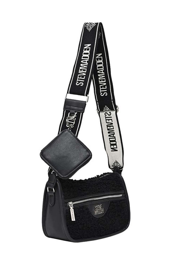 Bnellie Sherpa Black Handbags