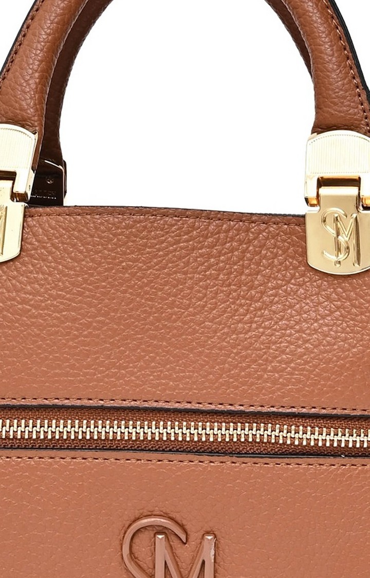 Bzelda Solid Trim Brown Handbags