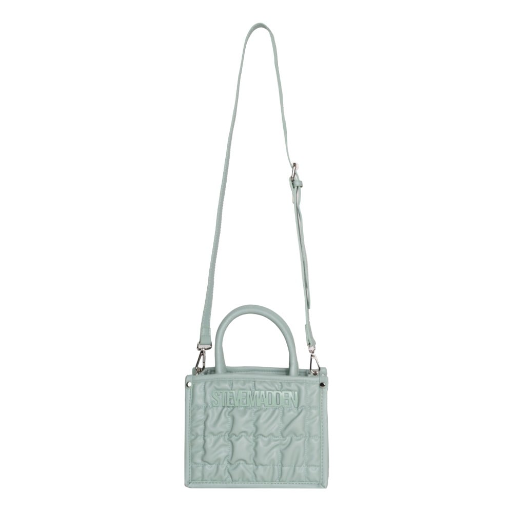 Bniko Quilted Frosty Green Satchel