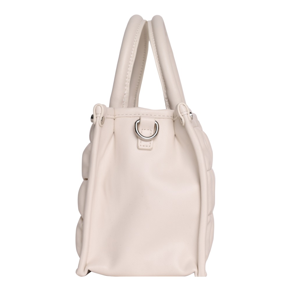 Bniko Quilted Vanilla Satchel
