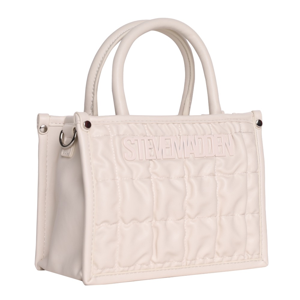Bniko Quilted Vanilla Satchel